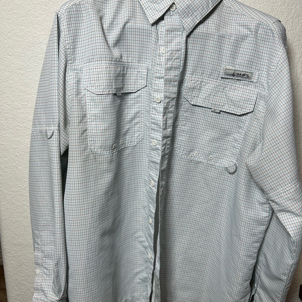 Habit Men's White Dress Shirt